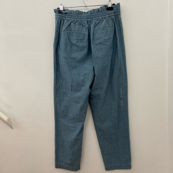 Lauren Ralph Lauren BNWT Tie Paperbag 100% Cotton Pants - Picture 4 of 6